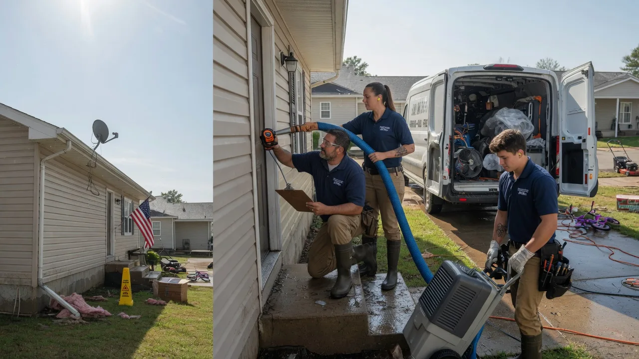 Ceiling Water Damage Restoration in Hominy, OK near me